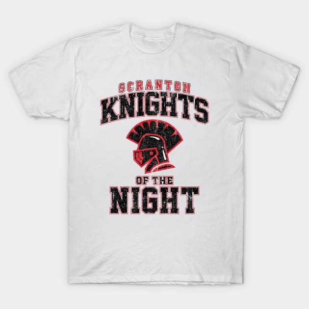 Scranton Knights of the Night (Variant) T-Shirt by huckblade